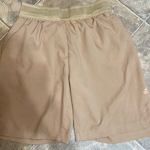 Adidas Men's Brown Athletic Shorts